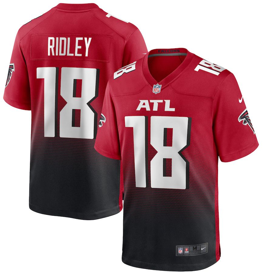 Men Atlanta Falcons 18 Calvin Ridley Nike Red 2nd Alternate Game NFL Jersey